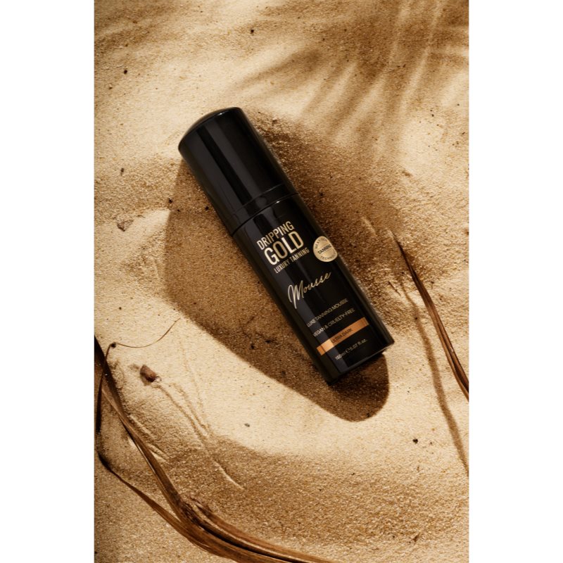 Dripping Gold Luxury Tanning Mousse samoopalovací pěna odstín Ultra Dark 150 ml (obrázek 3)