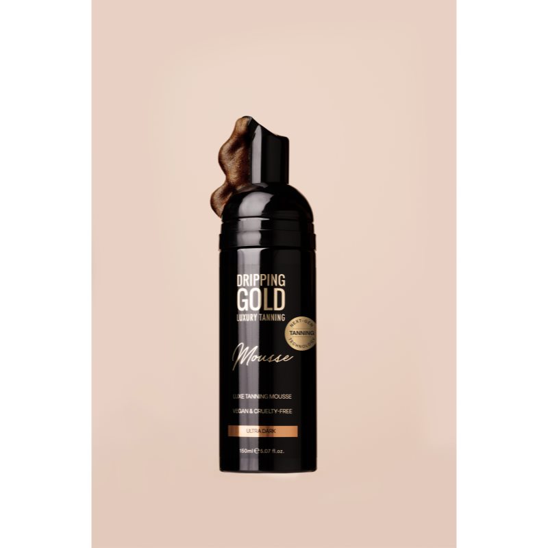 Dripping Gold Luxury Tanning Mousse samoopalovací pěna odstín Ultra Dark 150 ml (obrázek 4)