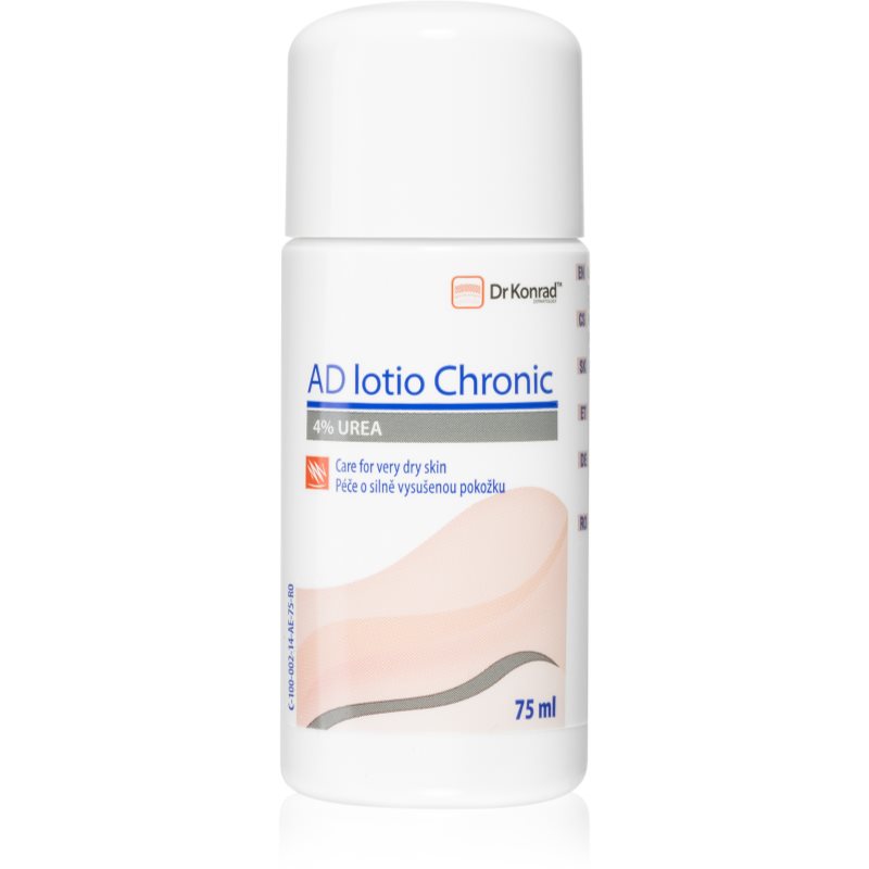 E-shop Dr Konrad AD lotio® Chronic tělové mléko pro suchou až velmi suchou pokožku 4% Urea 75 ml