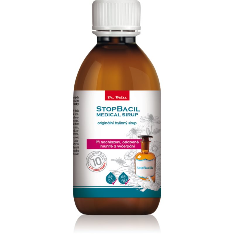 STOPBACIL Medical sirup Dr. Weiss 200+100ml NAVÍC koupíte na Notino.cz