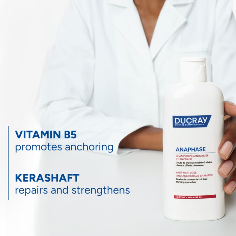 Ducray Anaphase+ Anti-Hair Loss Anti-Thinning Shampoo posilňujúci a revitalizujúci šampón proti padaniu vlasov 200 ml (obrázok 5)