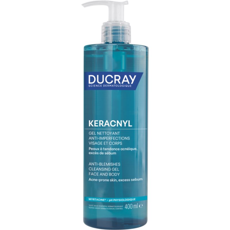 Ducray Ducray Keracnyl Foaming gel Rensende skum gel Til fedtet hud med tendens til akne 400 ml