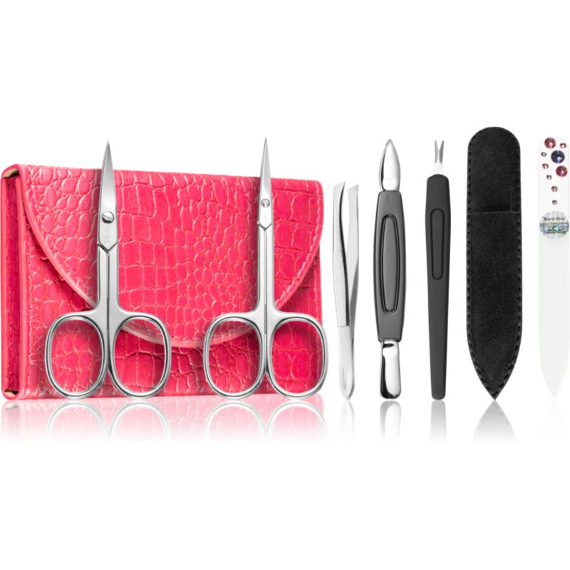 DuKaS Premium Line Solingen 214 Manicure Set Pink (+ Sleeve)