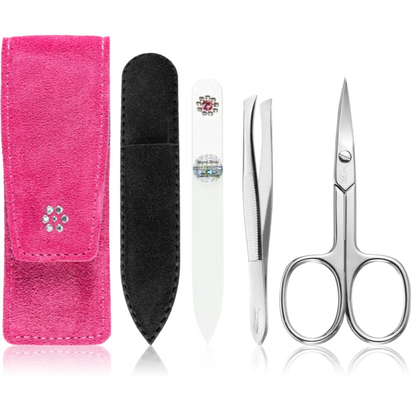 DuKaS Premium Line Solingen 874 Maniküre-Set Rose(Travel-Pack)