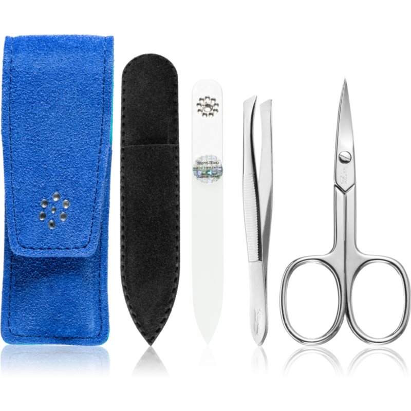 DuKaS Premium Line Solingen 875 Manicure Set Blue-Turquoise (travel Pack)