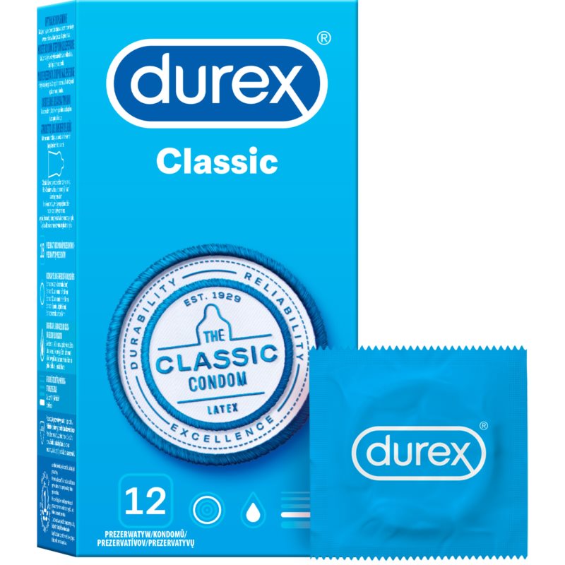 Durex Classic Préservatifs 12 Pcs