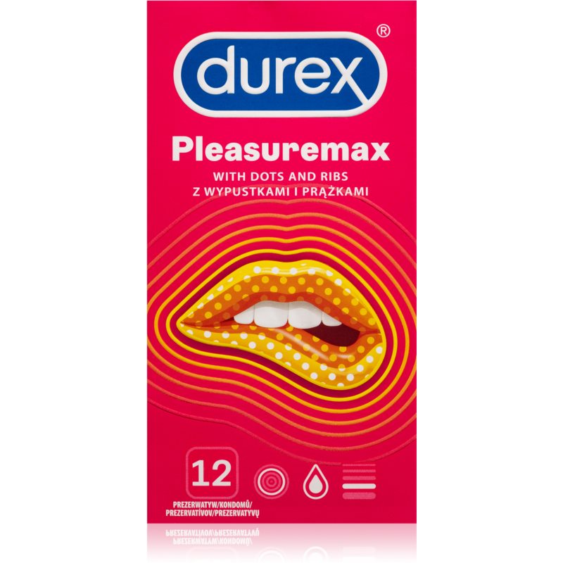 Durex Pleasuremax prezervatyvai 12 vnt.