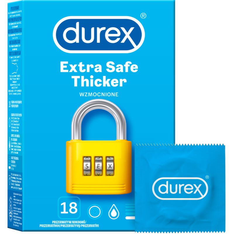 Durex Extra Safe Préservatifs 18 Pcs