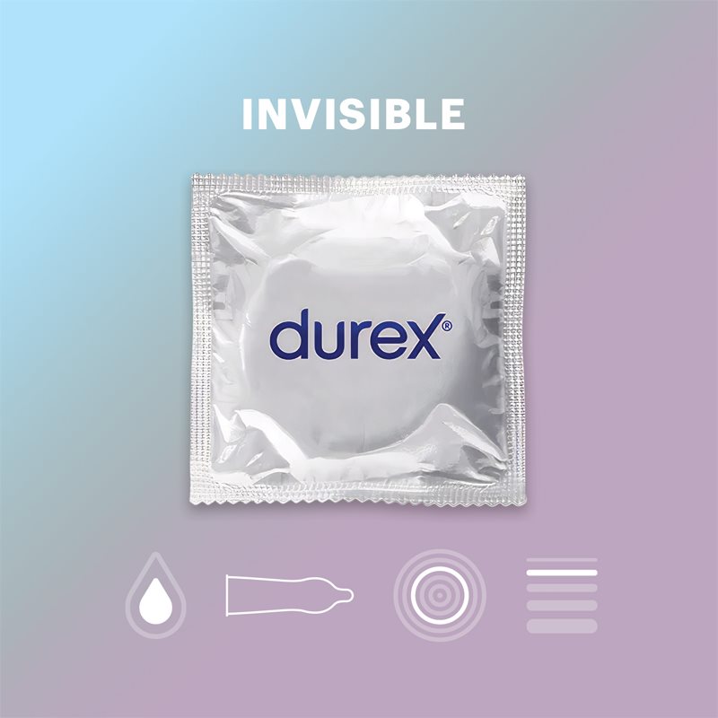 Durex Invisible Préservatifs 3 Pcs