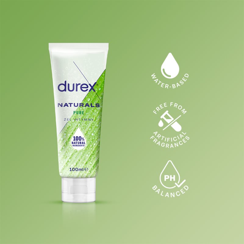 Durex Naturals Pure Gel Lubrifiant 100 Ml