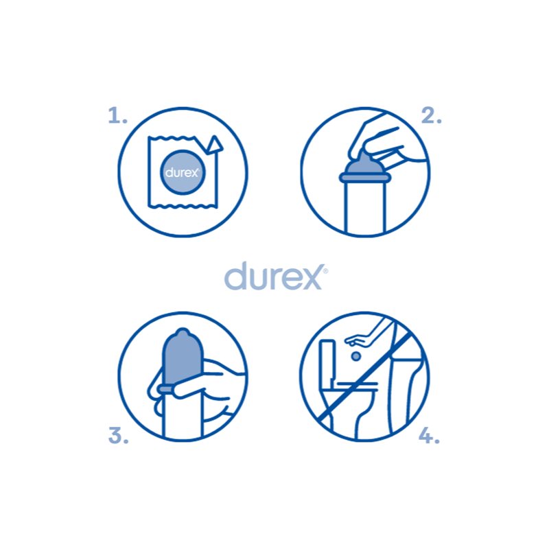 Durex Invisible Extra Lubricated презервативи 10 кс