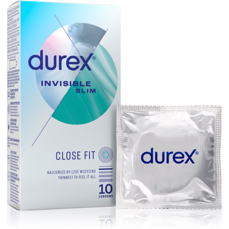 Durex Invisible Close Fit Préservatifs 10 Pcs