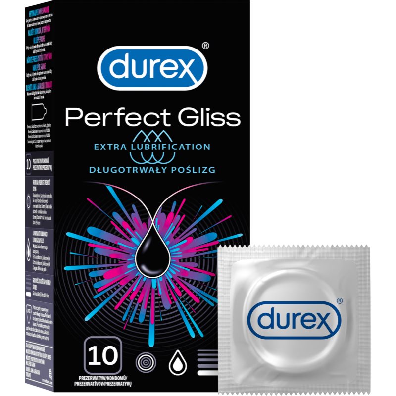 Durex Perfect Gliss Préservatifs 10 Pcs