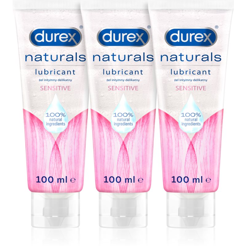 Durex Naturals Sensitive 2+1 гель-лубрикант (вигідна упаковка)