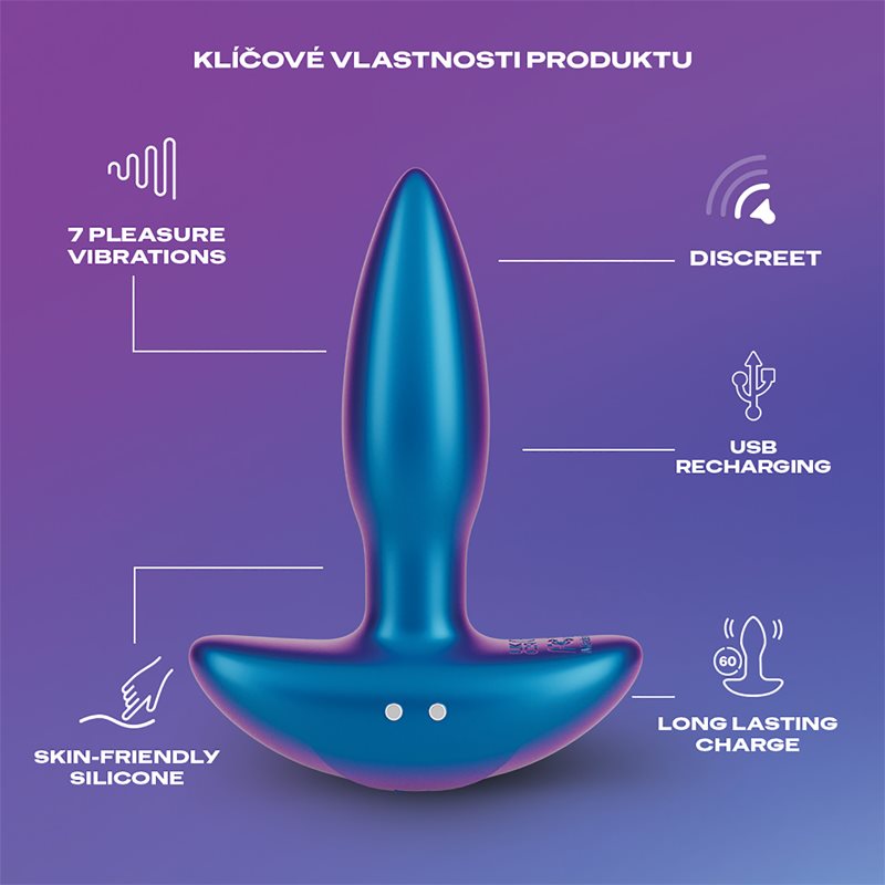 Durex Play Pop & Buzz Plug Anal à Vibrations 1 Pcs