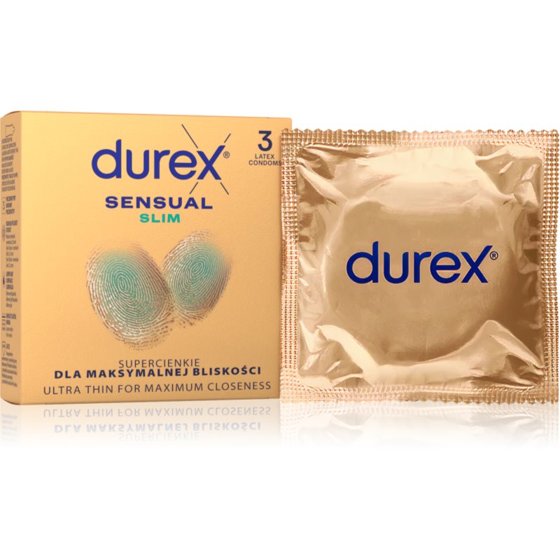 DUREX Sensual Slim prezervativ 3ks