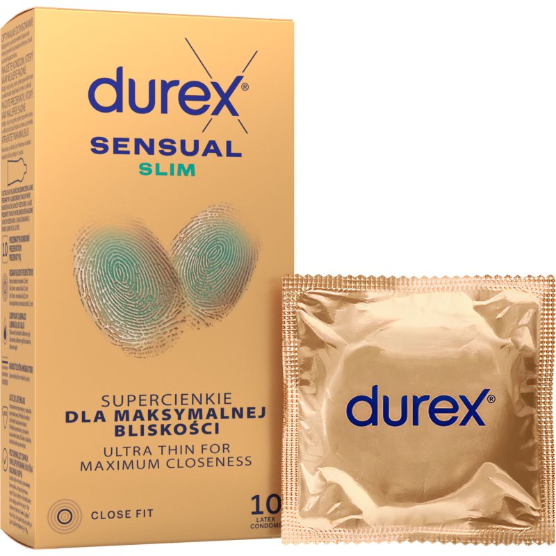 Durex Sensual Slim kondomy 10 ks koupíte na Notino.cz