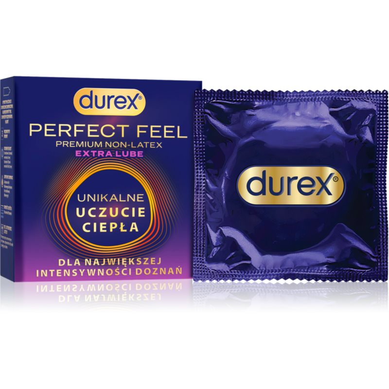 Durex Perfect Feel Extra Lubricated préservatifs 3 pcs