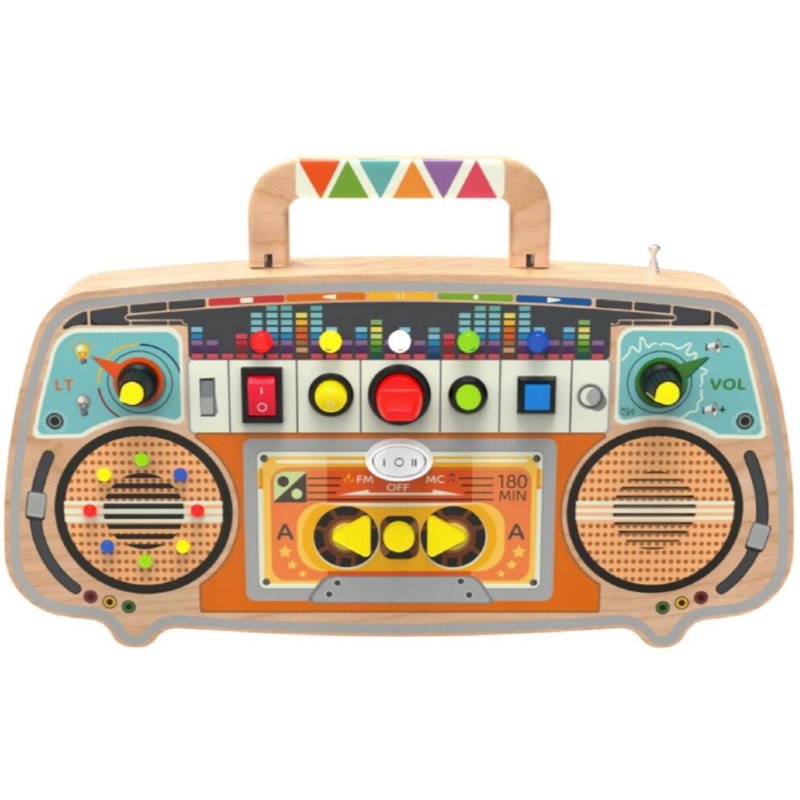 2Kids Toys Activity Board Wooden FM Radio juguete multiactividades 12m+ 1 ud