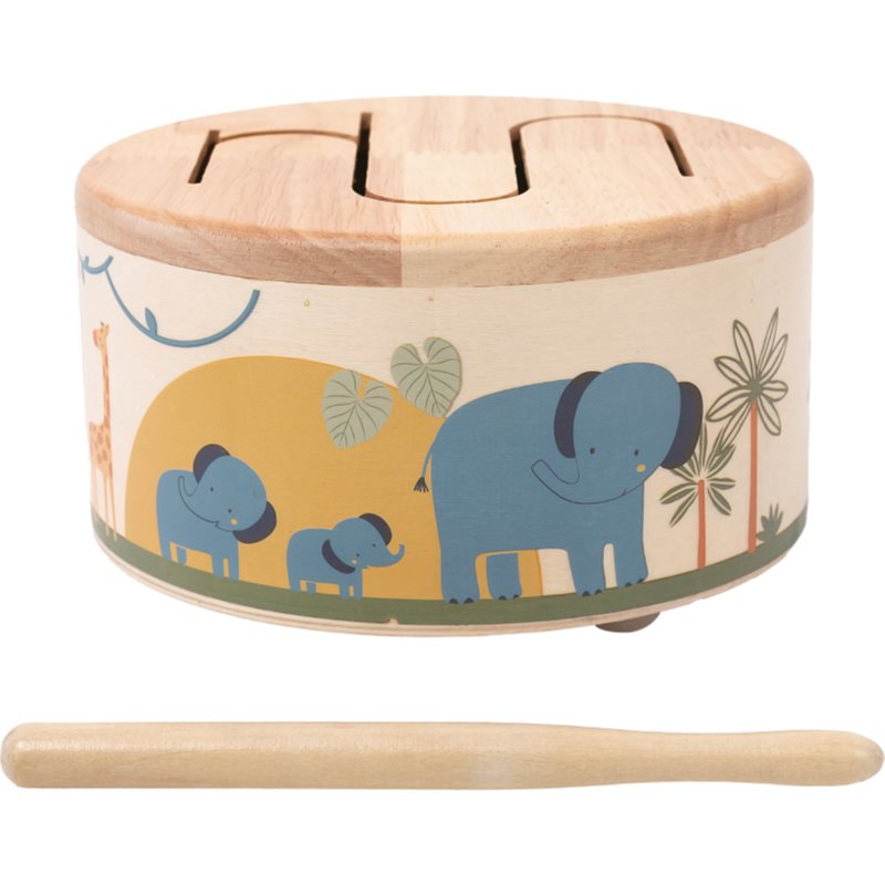 2Kids Toys Wooden Drum Safari hudební hračka 18m+ 1 ks (obrázek 5)