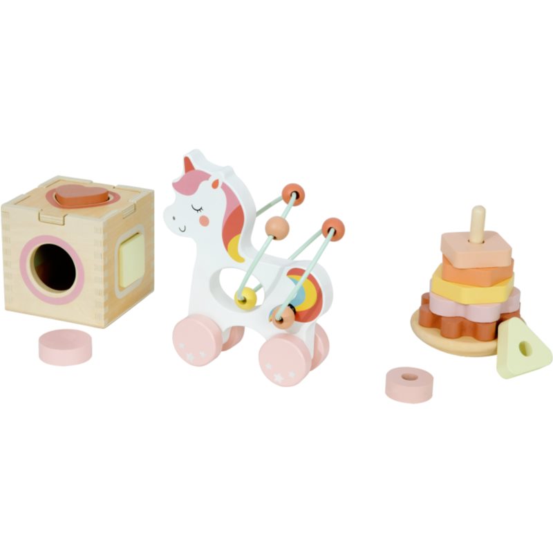 2Kids Toys Motor Skills Toys 3 in 1 Unicorn toy set 3 pc