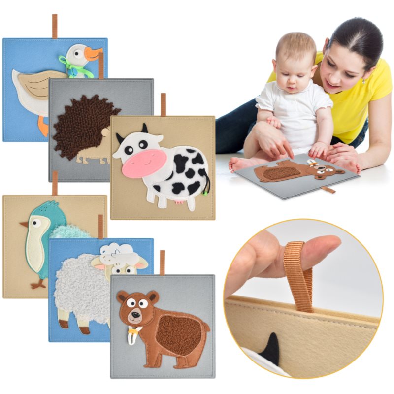 2Kids Toys Sensory Pictures Animals Bilderbuch 6 St. (Bild 6)