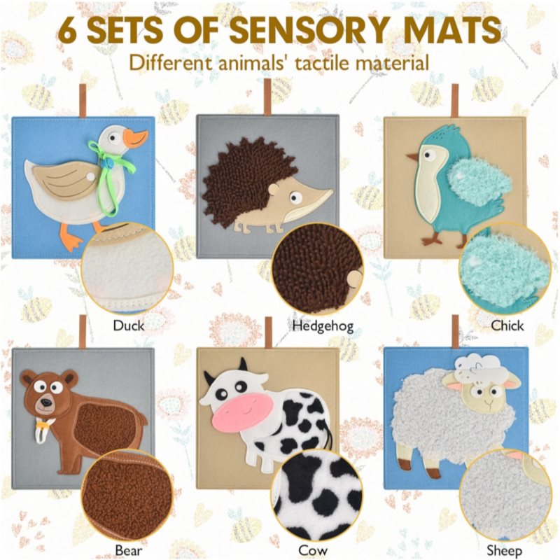 2Kids Toys Sensory Pictures Animals Bilderbuch 6 St. (Bild 7)