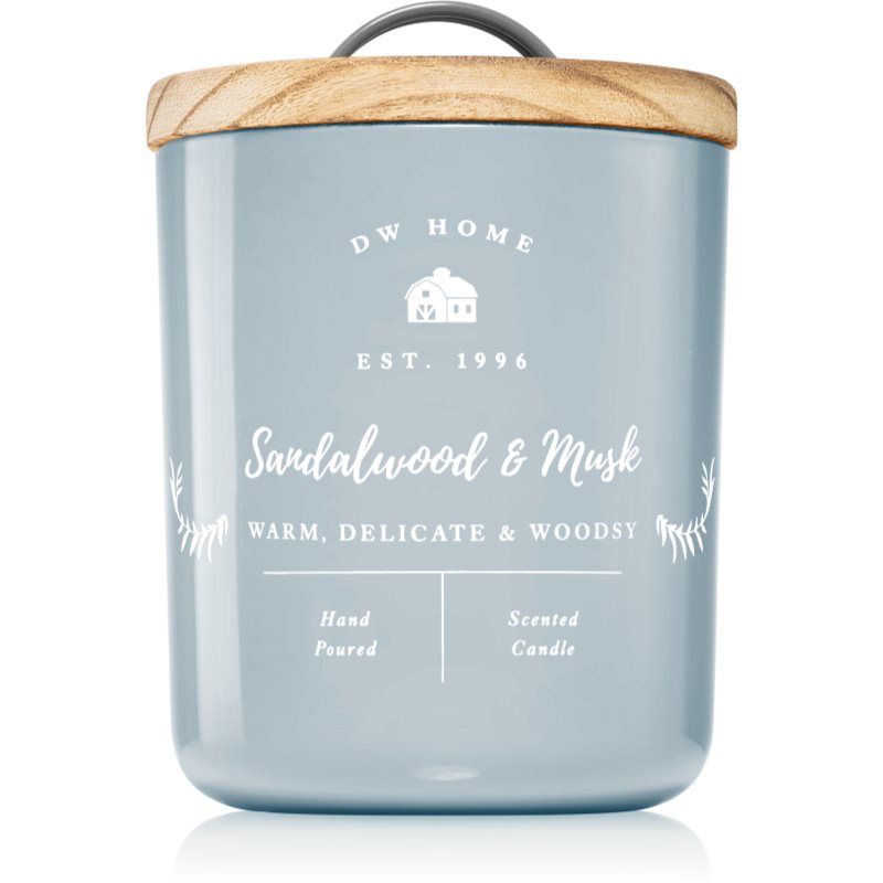 DW Home Farmhouse Sandalwood & Musk vonná sviečka 264 g