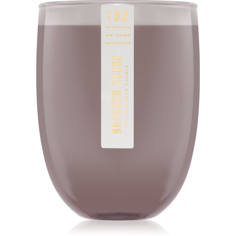 

DW Home Brushed Suede aроматична свічка з дерев'яним гнітом