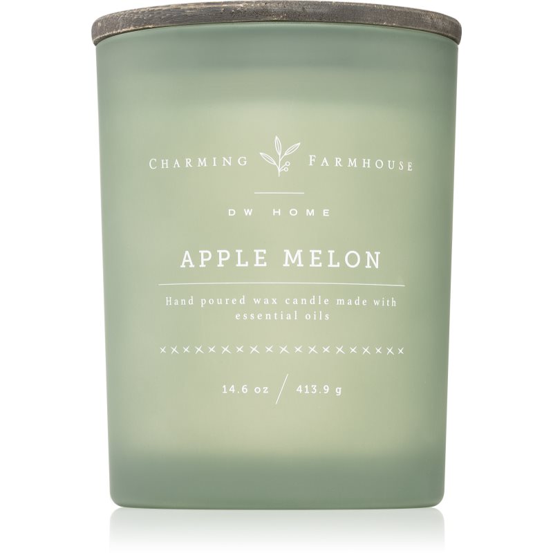 

DW Home Charming Farmhouse Apple Melon aроматична свічка з дерев'яним гнітом