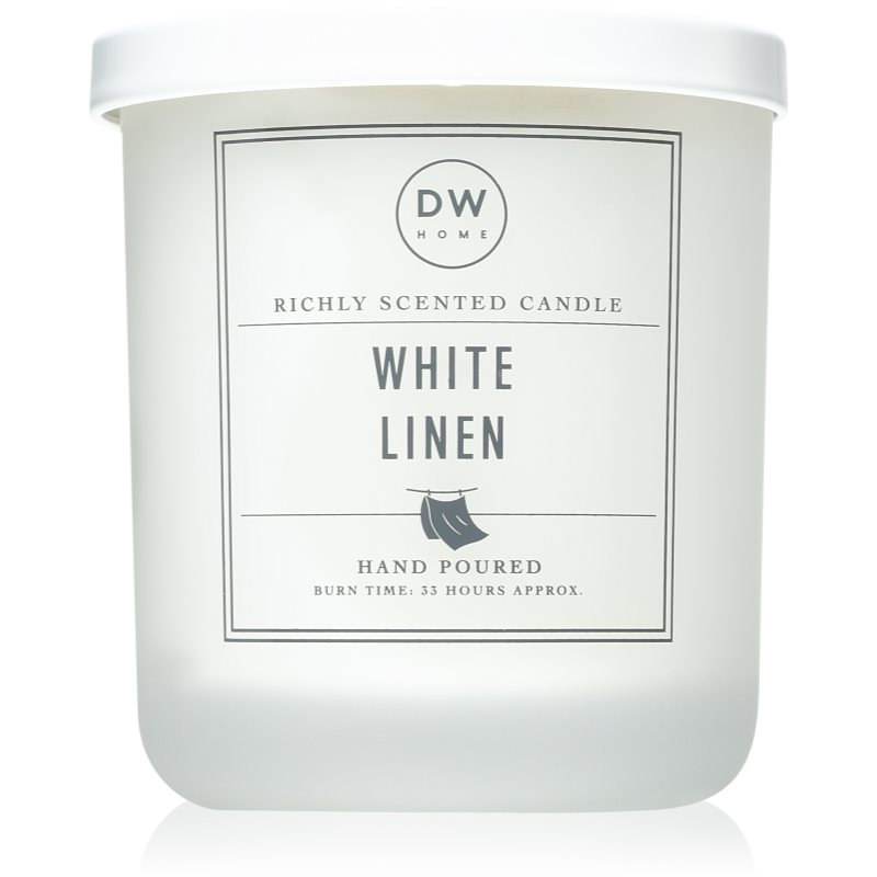 DW Home Signature White Linen scented candle 264 g
