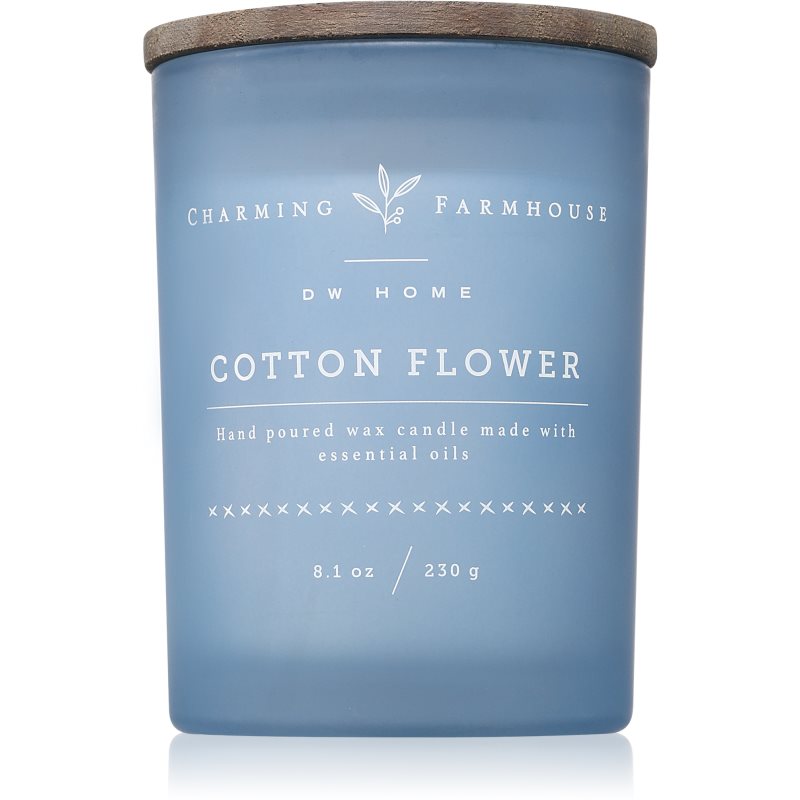 DW Home Charming Farmhouse Orchard Cotton Flower vonná svíčka 230 g