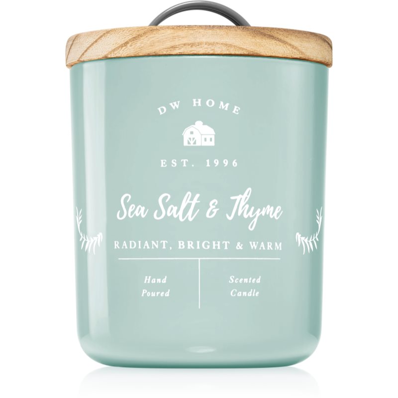 DW Home Farmhouse Sea Salt & Thyme scented candle 240 g

