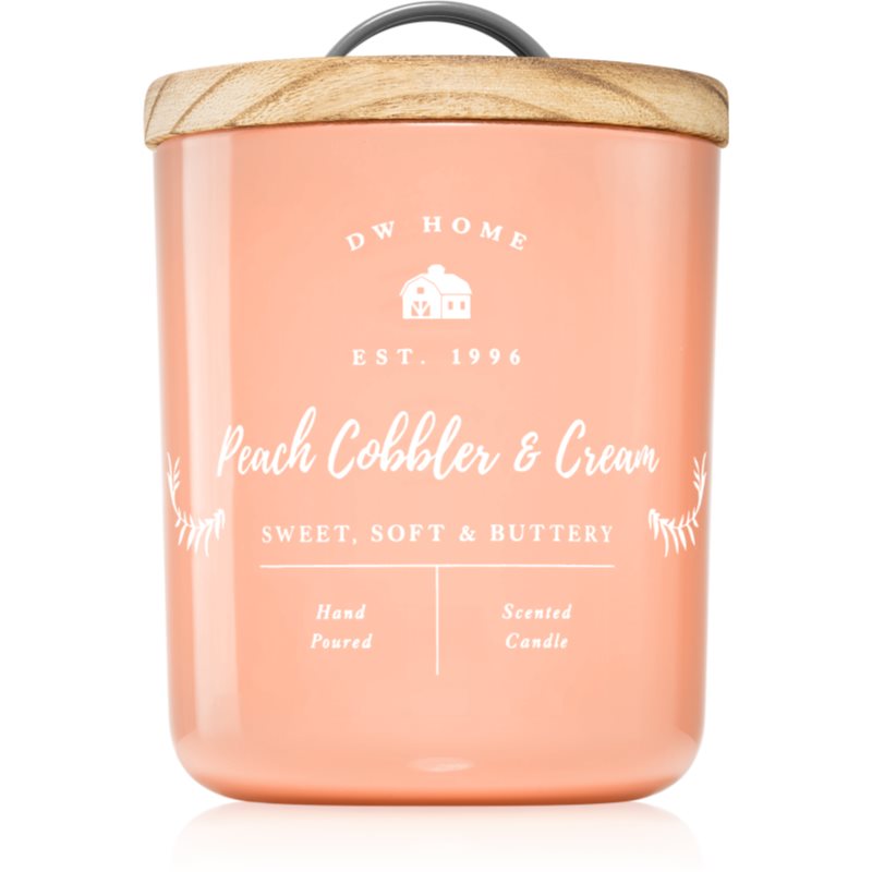 DW Home Farmhouse Peach Cobbler & Cream scented candle 240 g
