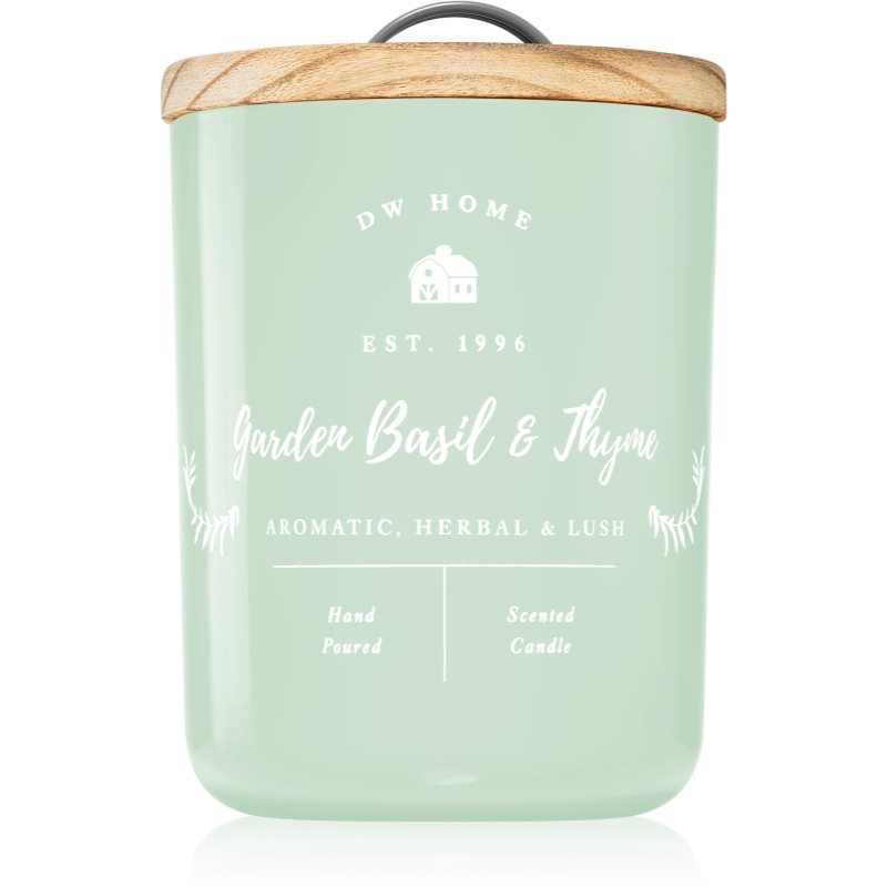 DW Home Farmhouse Garden Basil & Thyme scented candle 425 g
