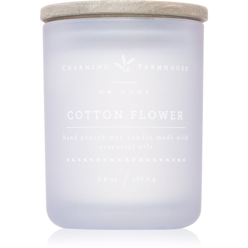 DW Home Charming Farmhouse Cotton Flower Scented Candle 107 G