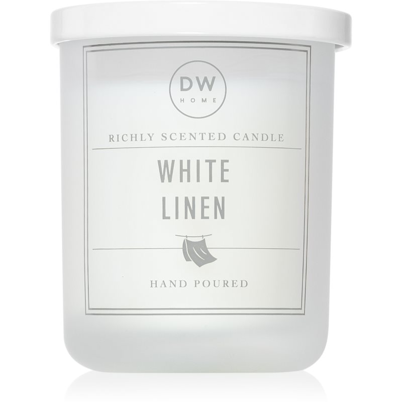 DW Home Signature White Linen Scented Candle 107 G