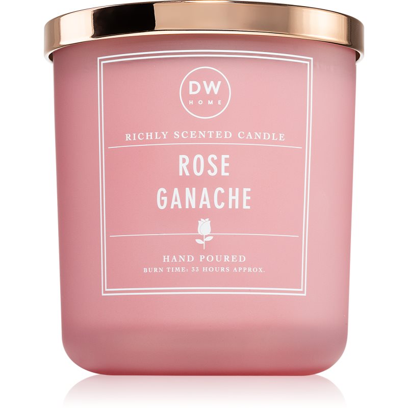 DW Home Signature Rose Ganache Bougie Parfumée 262 G