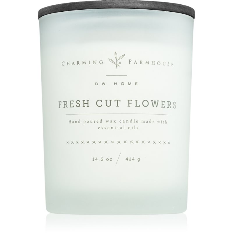 DW Home Charming Farmhouse Fresh Cut Flowers Scented Candle 413 G