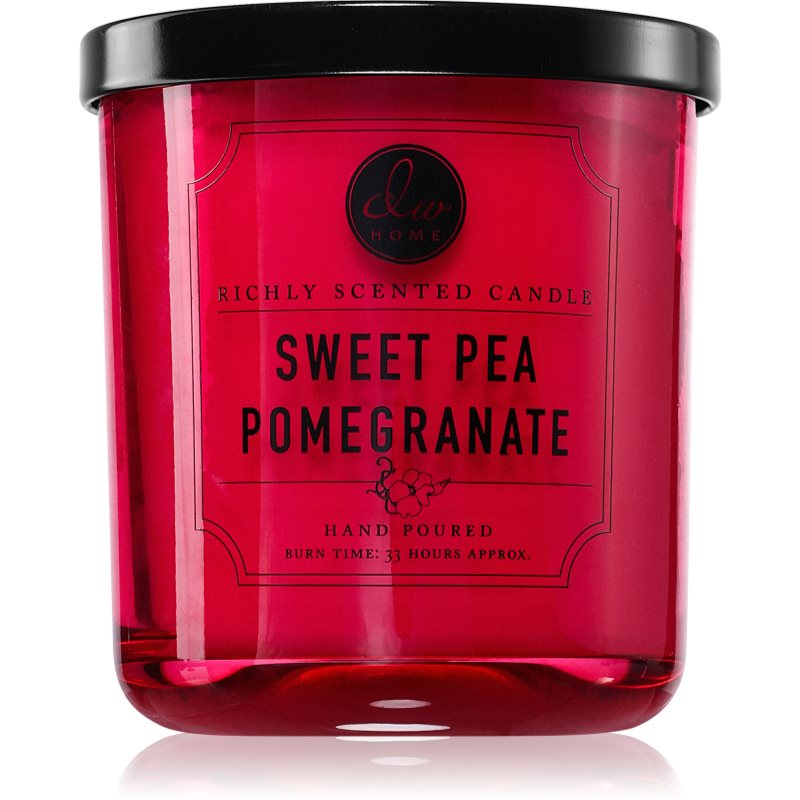 DW Home Signature Sweet Pea Pomegranate vonná svíčka 275 g