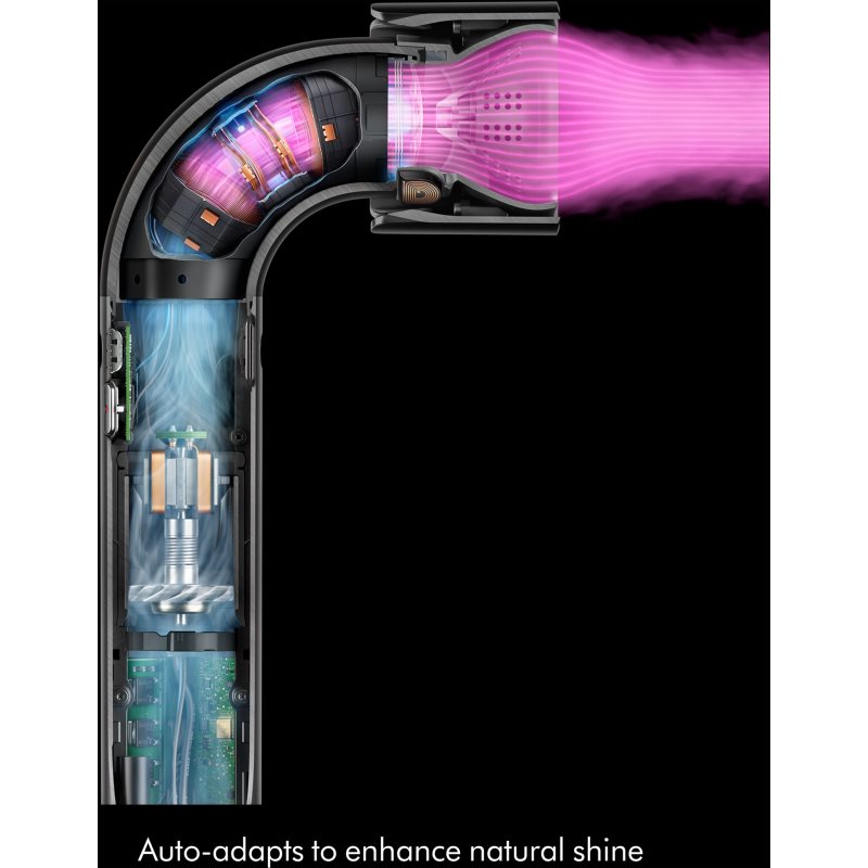 Dyson Supersonic r HD17 T1/T2 Red Velvet/Gold Profi-Haartrockner mit Ionisator Straight + Wavy 1 St. (Bild 5)