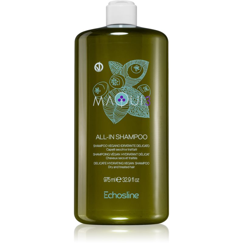Echosline Maqui All-In nežni čistilni šampon z vlažilnim učinkom 975 ml