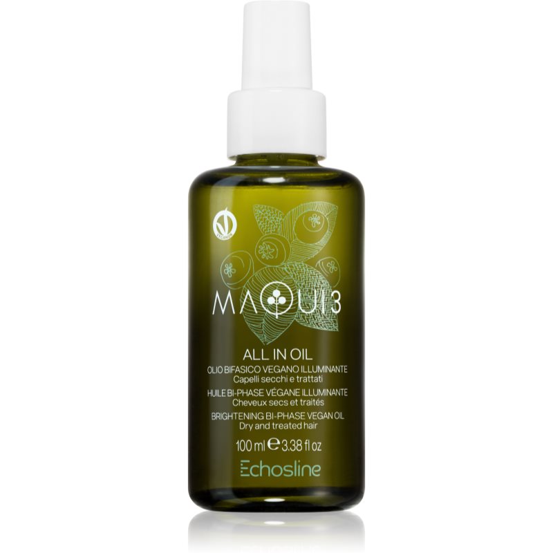 Echosline Maqui All-In Oil radiance oil for hair 100 ml
