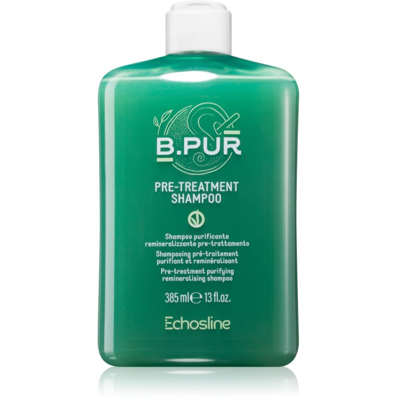 E-shop Echosline B. PUR PRE - TREATMENT SHAMPOO hloubkově čisticí šampon pro suché a nepoddajné vlasy 385 ml