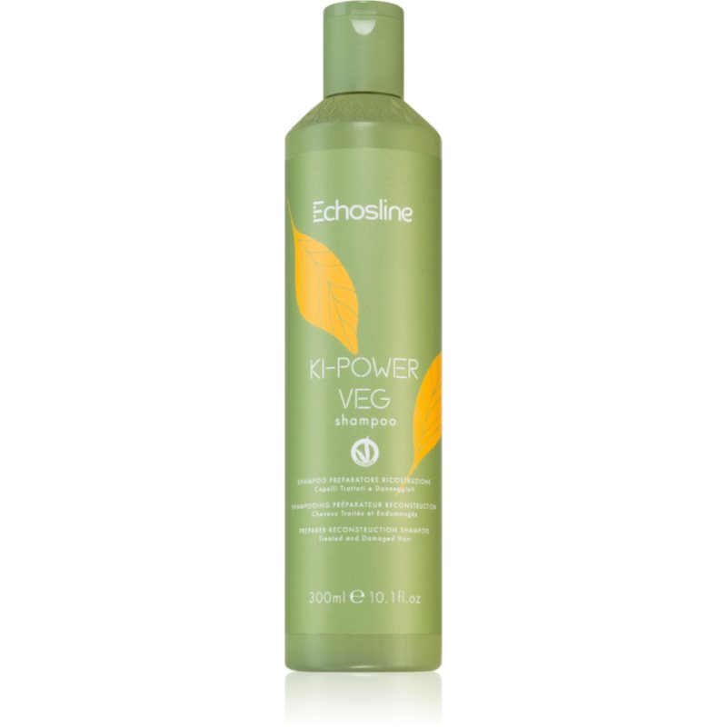 Echosline Echosline Ki-Power Veg Shampoo αποκαταστατικό σαμπουάν για κατεστραμμένα μαλλιά 300 μλ