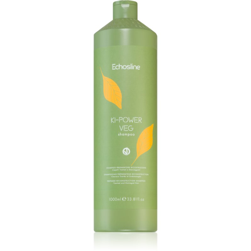Echosline Echosline Ki-Power Veg Shampoo αποκαταστατικό σαμπουάν για κατεστραμμένα μαλλιά 1000 ml
