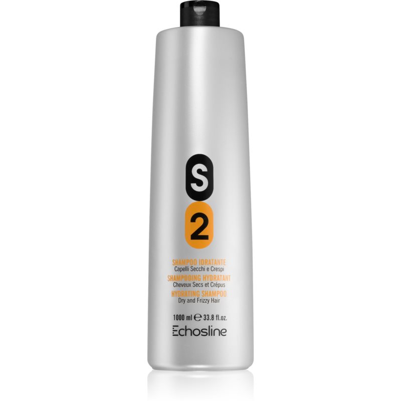 Echosline Dry and Frizzy Hair S2 șampon hidratant pentru păr creț și ondulat 1000 ml