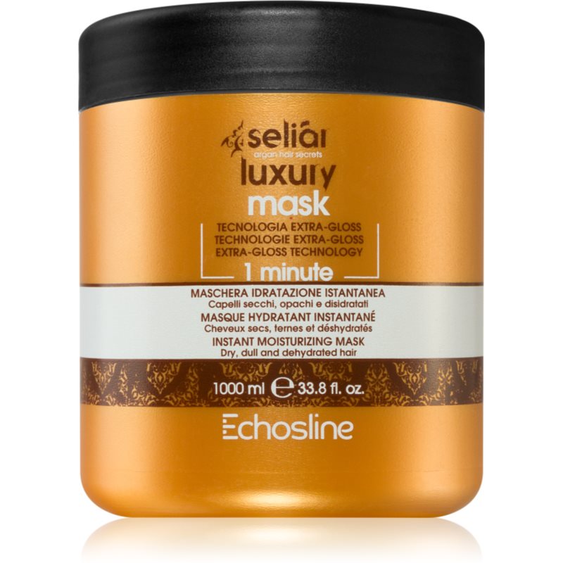 Echosline Seliár Luxury поживна маска для гладкого та блискучого волосся 1000 мл