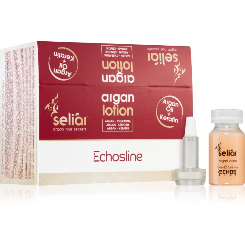 Echosline Seliár Argan регенериращо мляко за всички видове коса 12x13 мл.