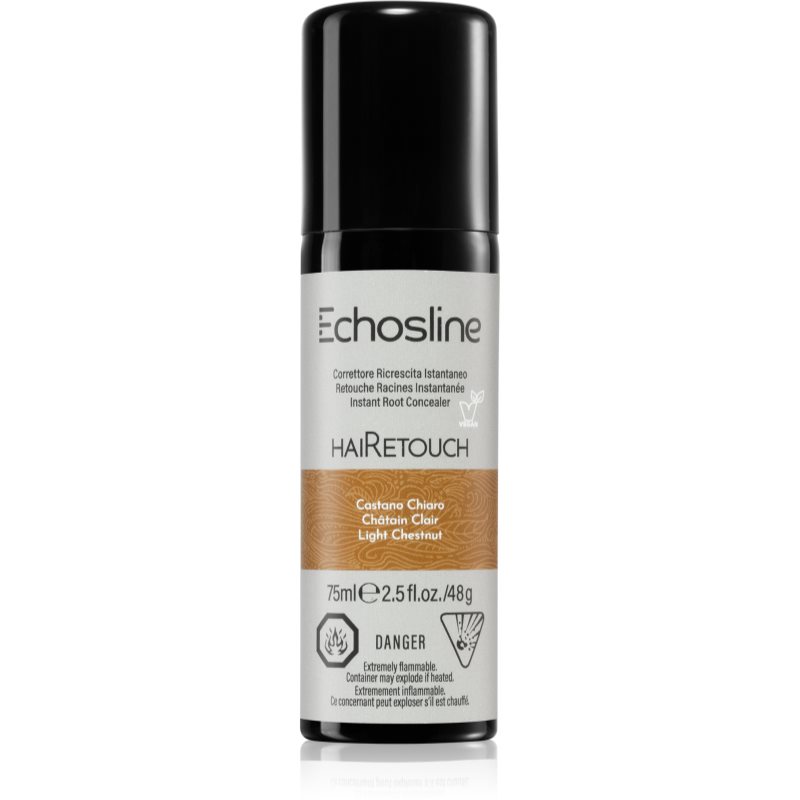 Echosline Hairetouch Root And Grey Hair Concealer Light Chestnut 75 Ml
